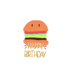 [LINEスタンプ] ハン・バーガーです