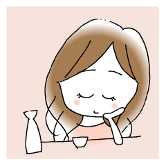 [LINEスタンプ] お酒が好きなSちゃん