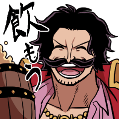 [LINEスタンプ] ONE PIECE まめのスタンプ