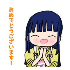 [LINEスタンプ] ONE PIECE いろんなお菊ちゃんスタンプ