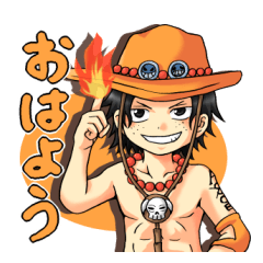 [LINEスタンプ] 使いやすい【ONE PIECE】スタンプ