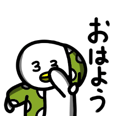 [LINEスタンプ] 白い小動物たち