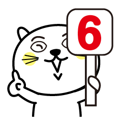 [LINEスタンプ] ゆるーいねこくん6