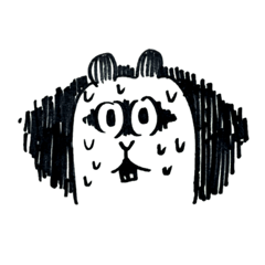 [LINEスタンプ] ごちゃ混ぜ手書きハムスター