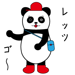 [LINEスタンプ] 色付き靴下とパンダ