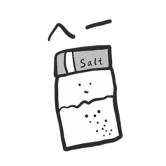 [LINEスタンプ] 塩対応の塩太くん