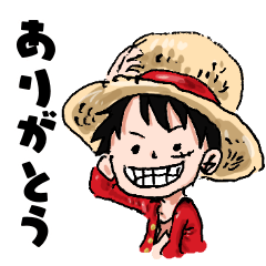 [LINEスタンプ] ONE PIECE人気20キャラのあの場面