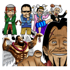 [LINEスタンプ] ONE PIECE byまぁこ
