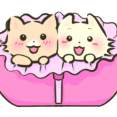 [LINEスタンプ] にゃんこさん（猫）とわんこどの（犬）