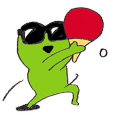 [LINEスタンプ] サングラス蛙TOPPYの日常会話集第9弾