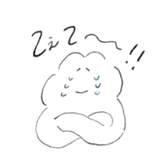 [LINEスタンプ] ほとけのかおのうさぎさん