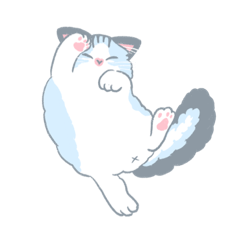 [LINEスタンプ] ラグドール猫のハルちゃんスタンプ