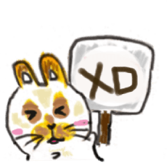 [LINEスタンプ] うさぎですから！いろいろなうさぎです。