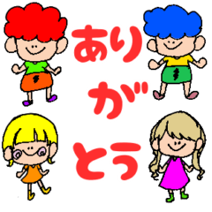 [LINEスタンプ] ありがとうを伝える特集♪