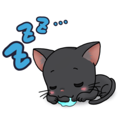 [LINEスタンプ] 妖芽音りるwith黒猫のにゃんたchannel