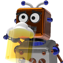 [LINEスタンプ] ロボットTickTack 酒飲み用BIGスタンプ