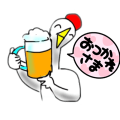 [LINEスタンプ] 丹頂鶴ママの一声 日常シリーズ