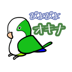 [LINEスタンプ] ぴよぴよオキナ(日本語版)