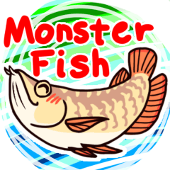 [LINEスタンプ] アクアリウム・古代魚＆大型魚スタンプ