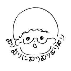 [LINEスタンプ] ちょーしのって作った