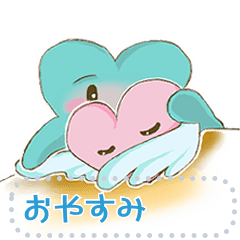 [LINEスタンプ] クローバー＆ハートのメッセージスタンプ