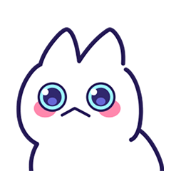 [LINEスタンプ] かわいくてほやほやした白い猫