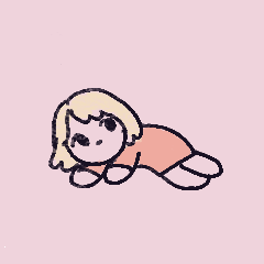 [LINEスタンプ] むずかしいおんなのこ