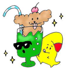 [LINEスタンプ] サングラス蛙TOPPYとチビの会話集第13弾