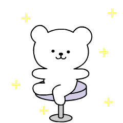 [LINEスタンプ] チーズが好きなクマ ゴミ