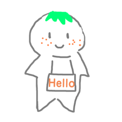 [LINEスタンプ] ミカンくん＆ミカンちゃんスタンプ