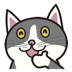 [LINEスタンプ] 猫-人 零