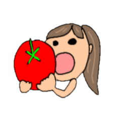 [LINEスタンプ] 可愛い女の子の友達スタンプです。