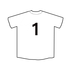 [LINEスタンプ] ユニフォームの背番号シリーズ 1-40