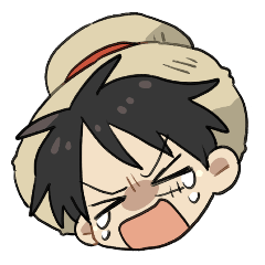 [LINEスタンプ] ONE PIECE ルフィくんと時々お兄ちゃん