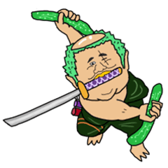 [LINEスタンプ] ONE PIECE カッパおじさん2