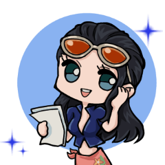 [LINEスタンプ] ちみっとONE PIECEガールズ