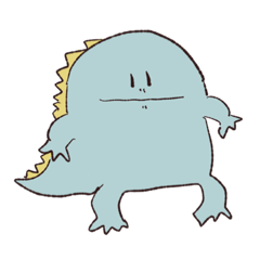 [LINEスタンプ] テキトーなかいじゅうスタンプ
