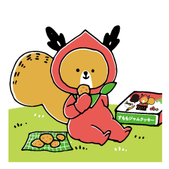 [LINEスタンプ] ももじりすさん