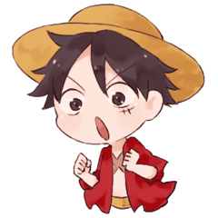 [LINEスタンプ] ONE PIECE にぎやかスタンプ
