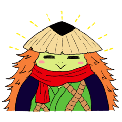 [LINEスタンプ] ONE PIECE カッパの河松とイヌネコヤマト