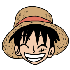 [LINEスタンプ] ONE PIECEで笑っていこう