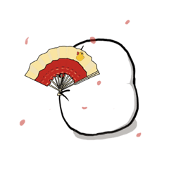 [LINEスタンプ] 気高き文鳥ばーぶ雪さん えきぞちっく