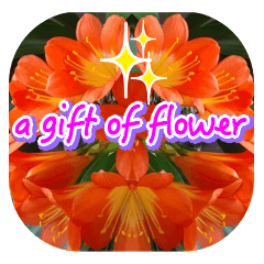 [LINEスタンプ] 優しい花のスタンプ"A gift of flowers"2