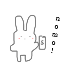 [LINEスタンプ] ローマ字うさぎ。