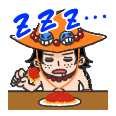 [LINEスタンプ] 40個！ゾロとエース多めなONE PIECEスタンプ