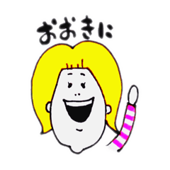 [LINEスタンプ] かおながこさんのエセ関西弁