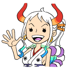 [LINEスタンプ] ONE PIECE ヤマトスタンプ Vol.1の画像（メイン）