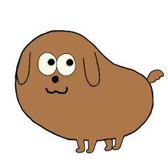 [LINEスタンプ] まめいぬ。