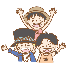 [LINEスタンプ] ASLスタンプ♪ - ONE PIECE