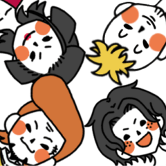 [LINEスタンプ] ONE PIECE 1 2 4 16番隊隊長詰め